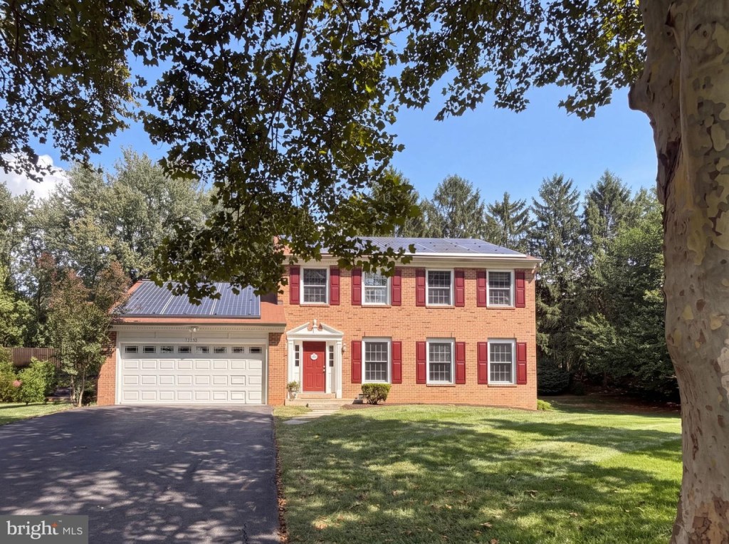 exterior brick home gaithersburg maryland